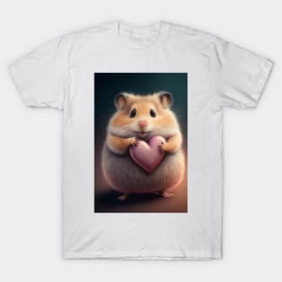 Hamster with Heart 0 T-Shirt